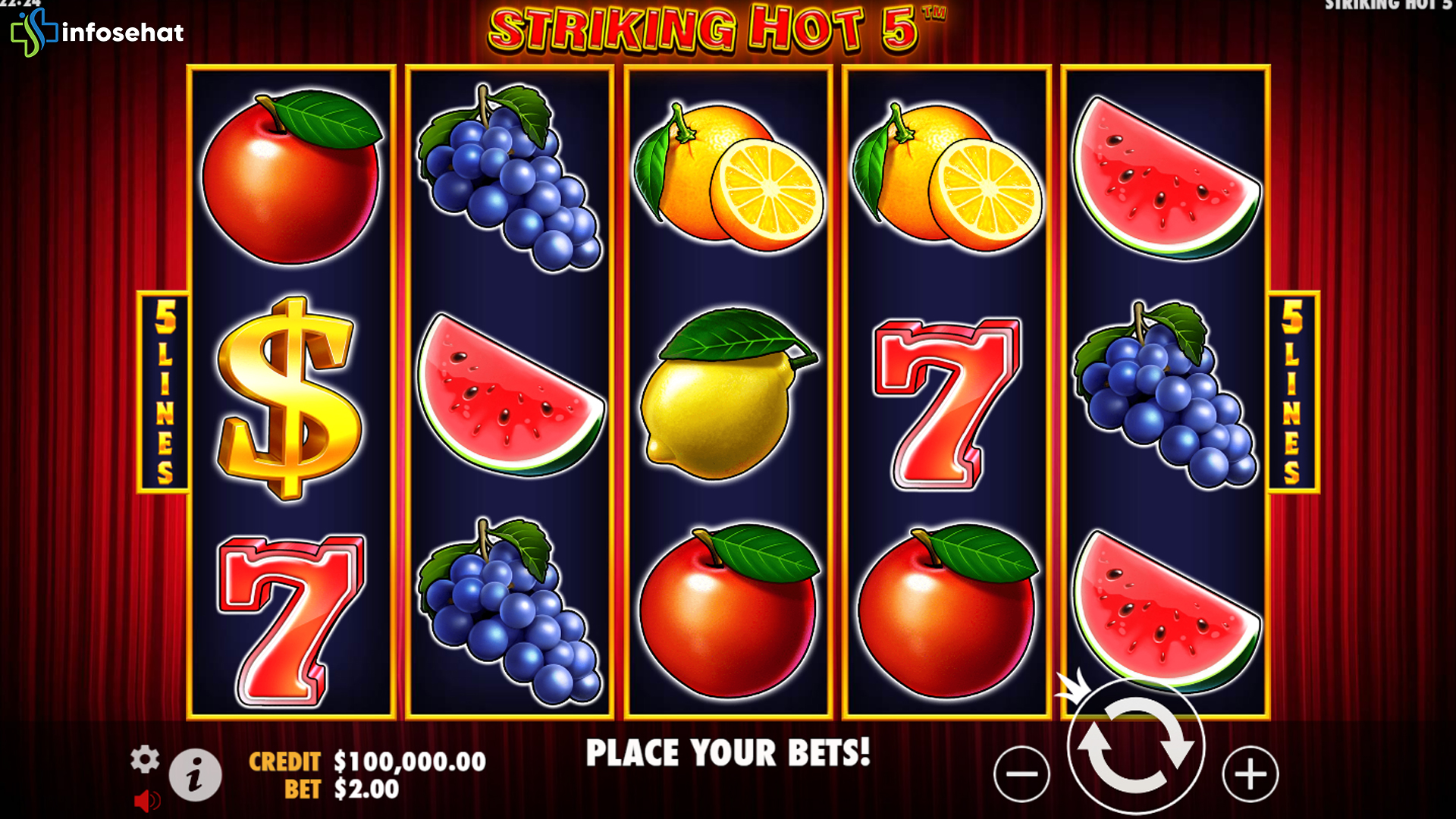 Striking Hot 5: Permainan Slot Online dengan Hadiah Panas Besar