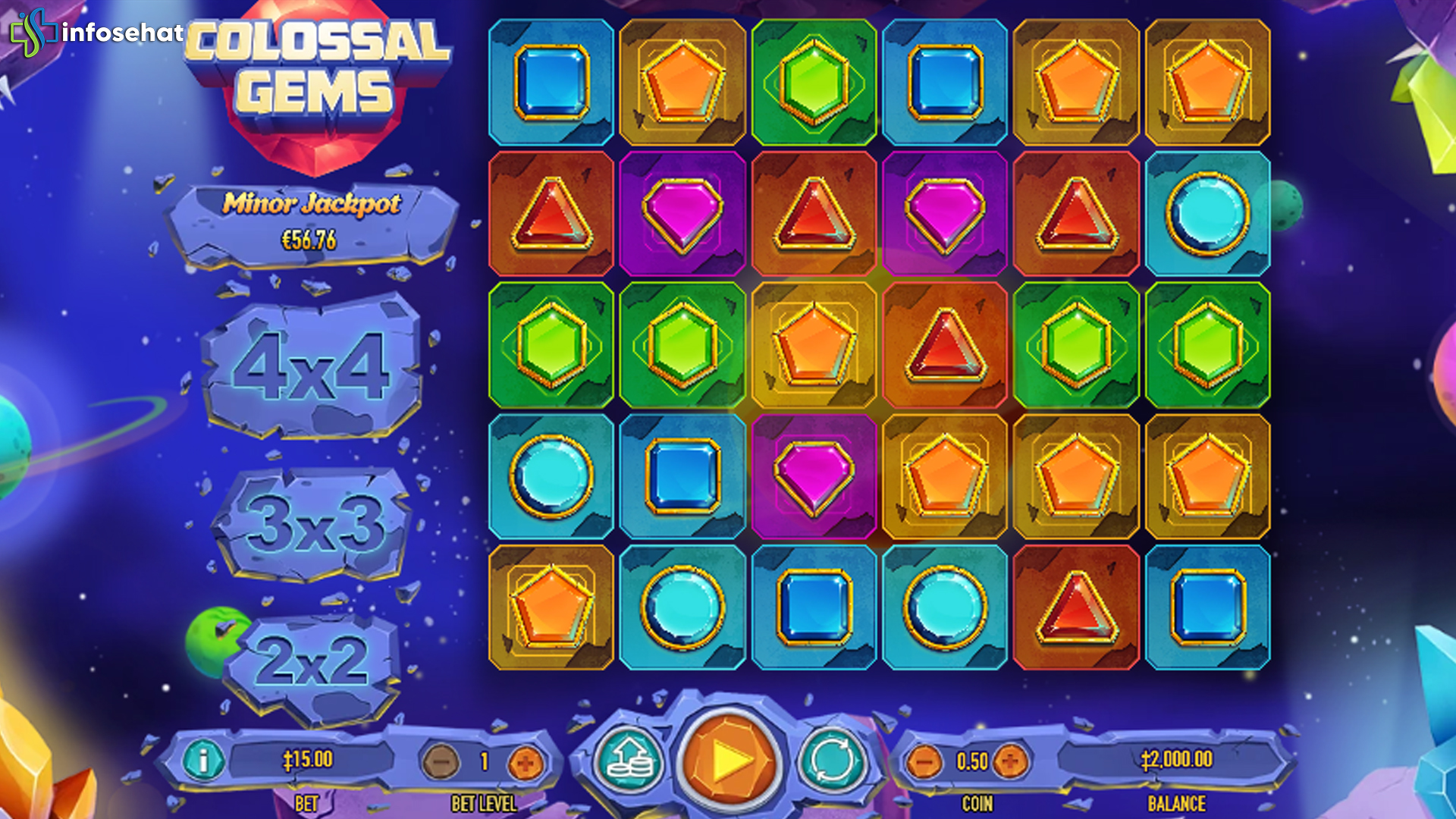 Colossal Gems di Slot Online Resmi, Dapatkan Kejutan Besar
