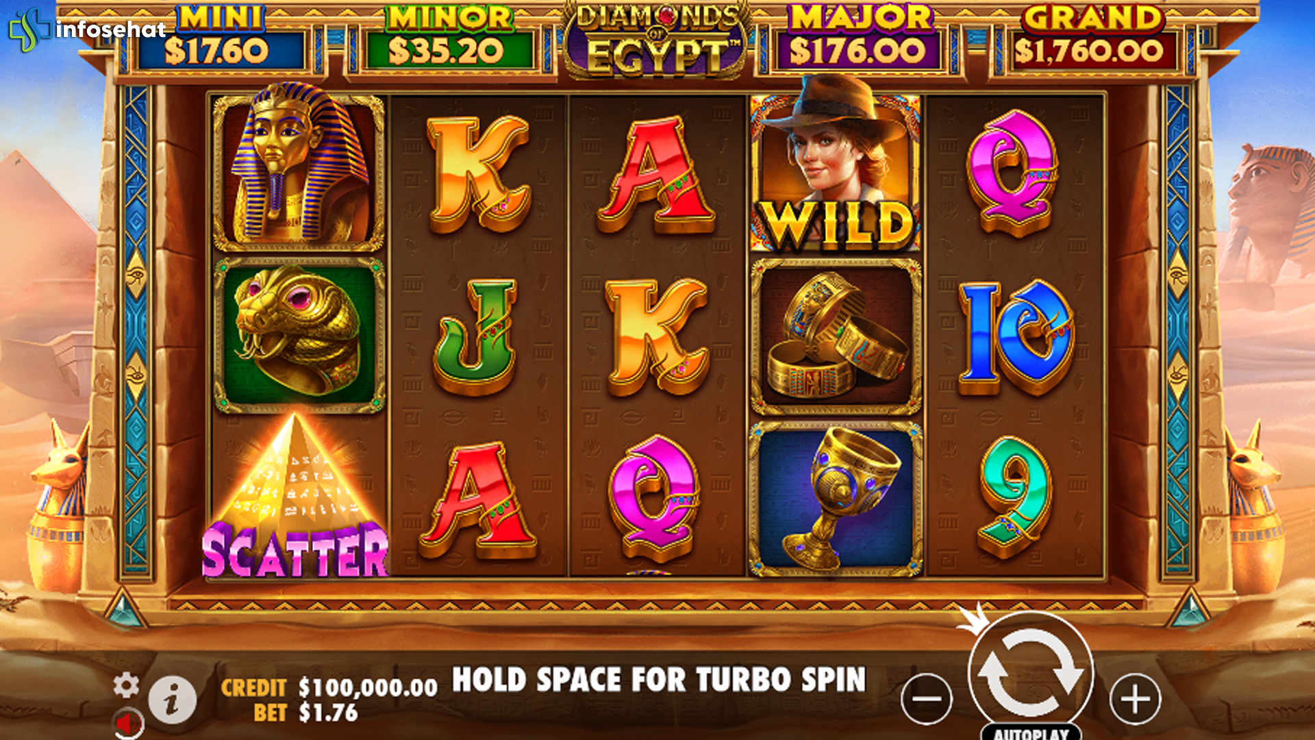 Slot Online Jadi Lebih Menarik dengan Game Diamonds of Egypt