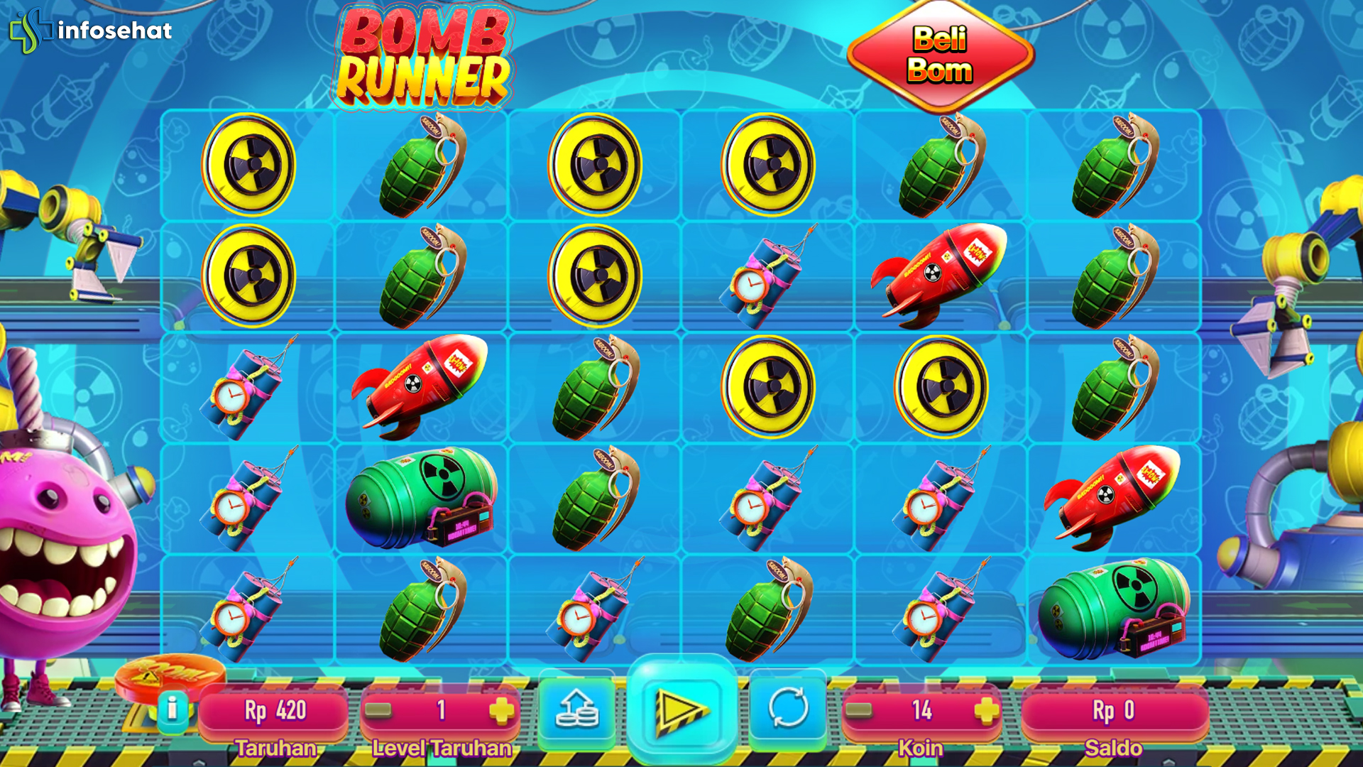 Bom Seru Bomb Runner Ledakkan Suasana Agen Slot Online