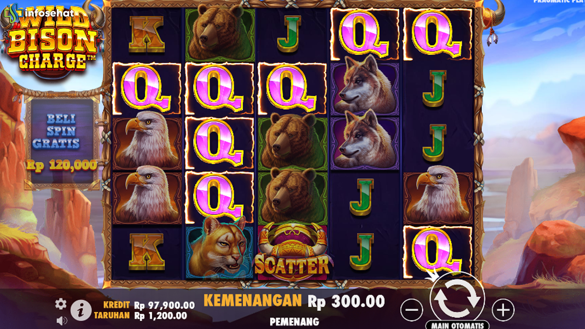 Fyp Banget! Game Wild Bison Charge di Ruby8000 Login Lagi Hits