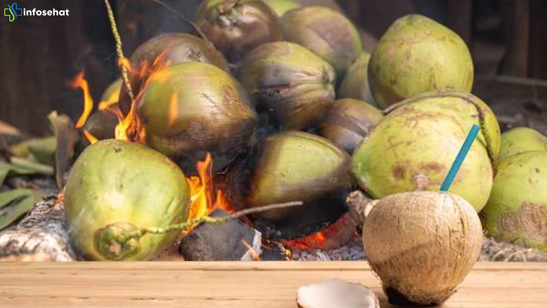 Ini 3 Khasiat Kelapa Bakar untuk Tubuh yang Jarang Orang Sadari