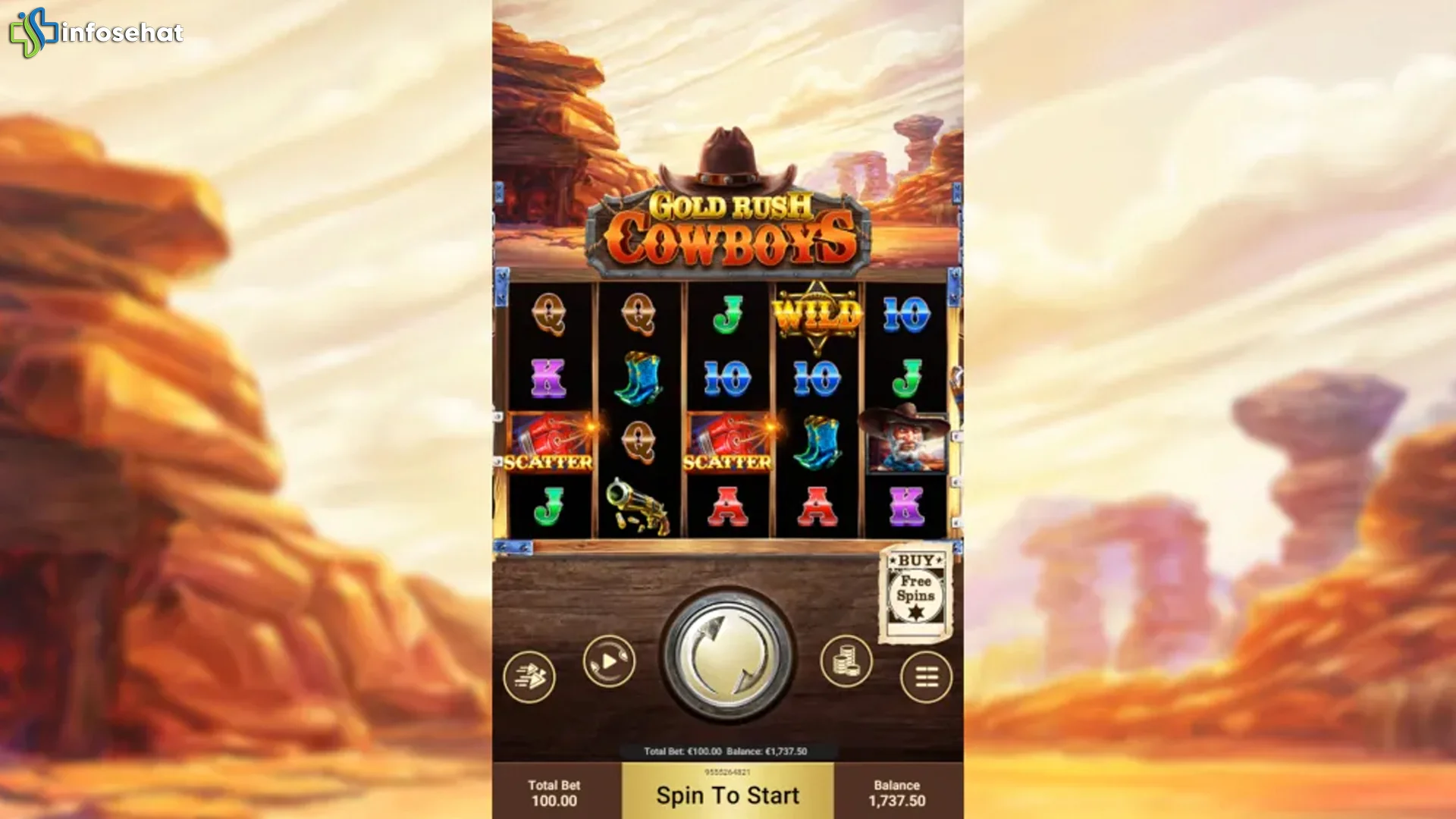 Gold Rush Cowboy Hadir dengan 4 Scatter Emas Ikonik Parah
